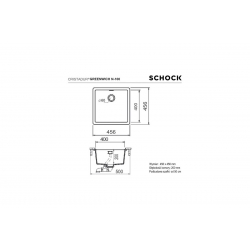 Zlewozmywak Schock GREENWICH N-100 Puro CRISTADUR